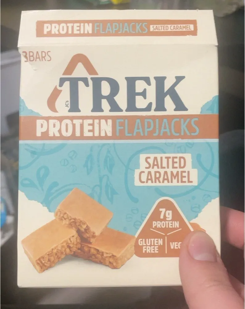 Trek protein flapjacks