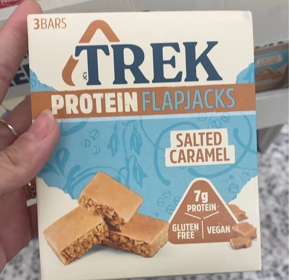 Trek protein flapjacks