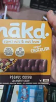 NAKD Cacahuète Chocolish - 120g (4x1p)