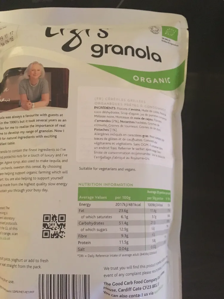 Lizi's Organic Granola 1 KG Big Value Pack