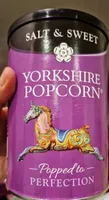 Salt and sweet Yorkshire popcorn