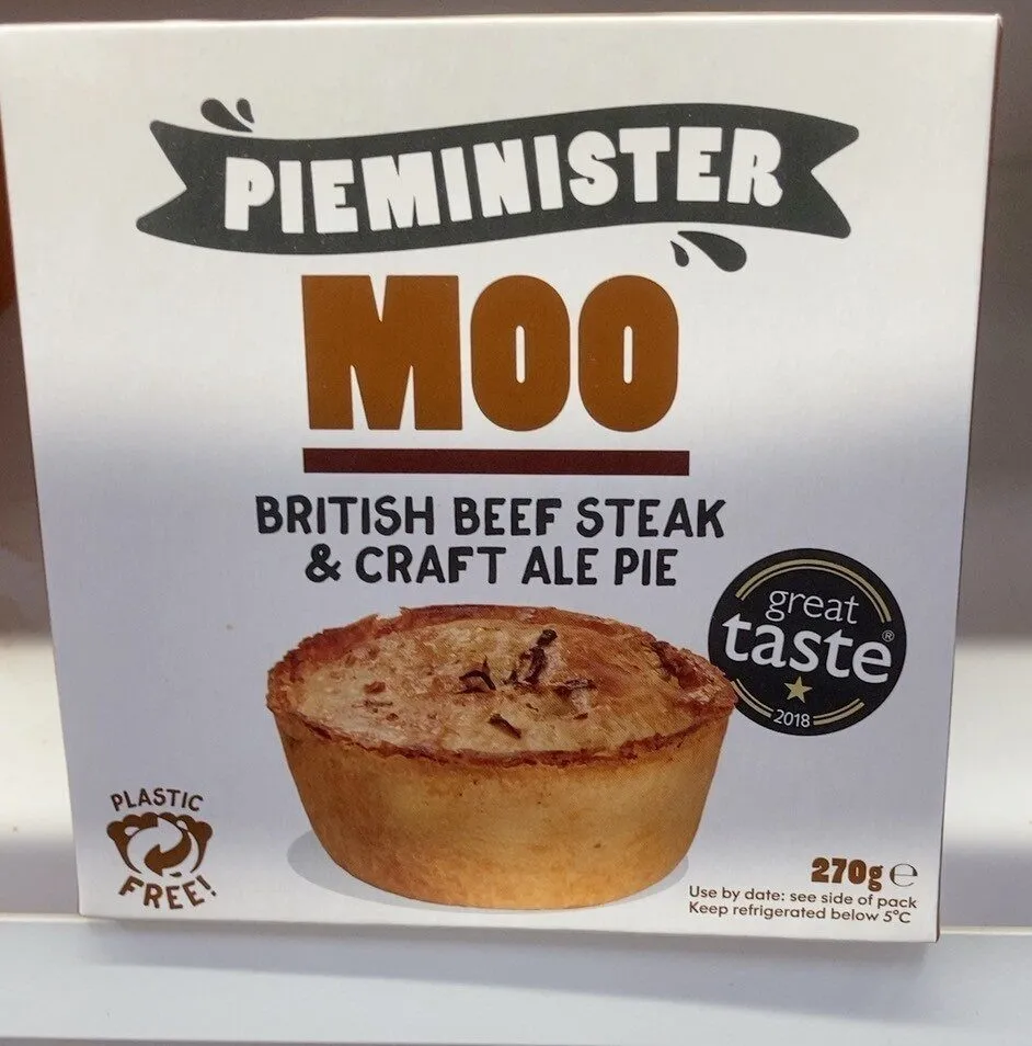 Moo British Beef syeak & craft ale pie