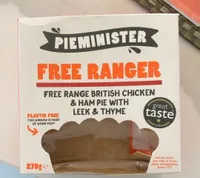 Free range chicken & ham pie