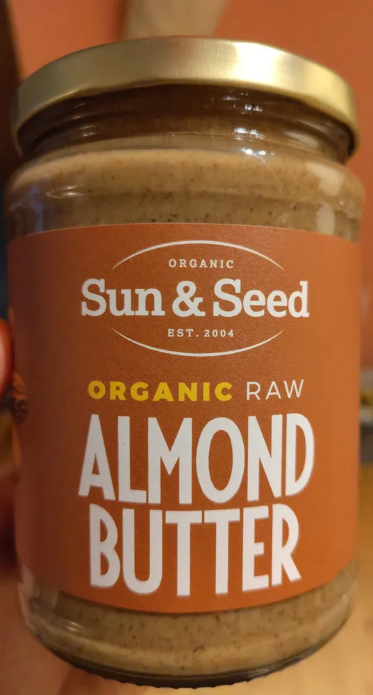Sun & Seed Organic Raw Almond Butter