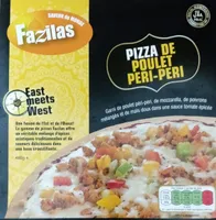 Pizza de poulet peri-peri