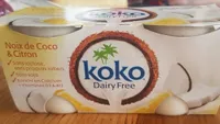 Koko Dairy free noix de coco & citron