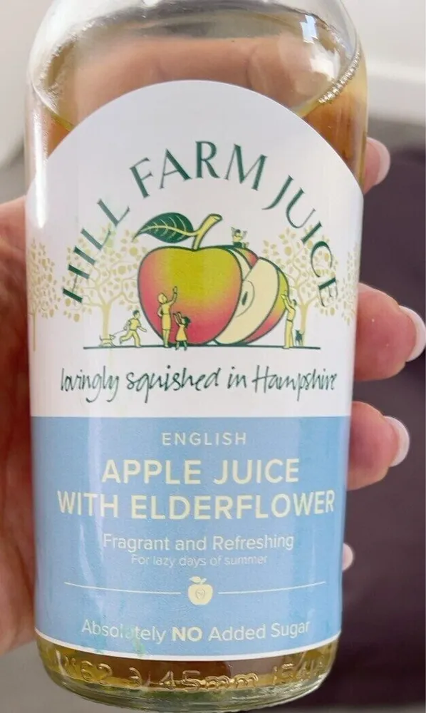 Apple juice with elderflower