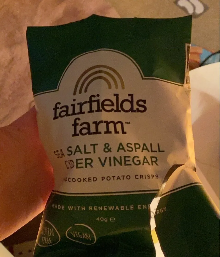 Sea salt & aspall cyder vinegar crisps