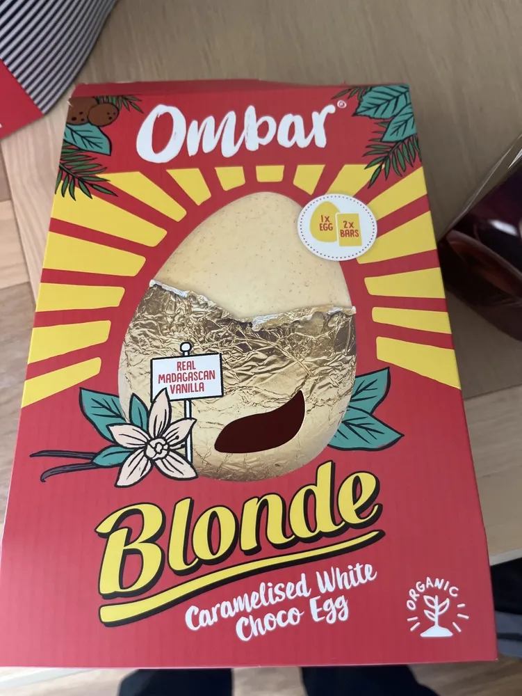 Blonde Caramelised White Chocolate Egg