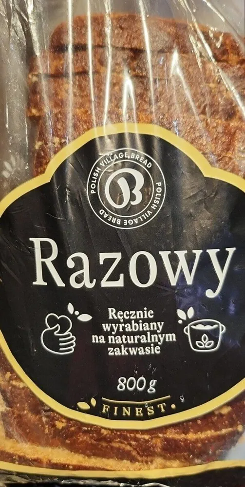 Square wholemeal bread chleb razowy