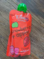Strawberry apples puree