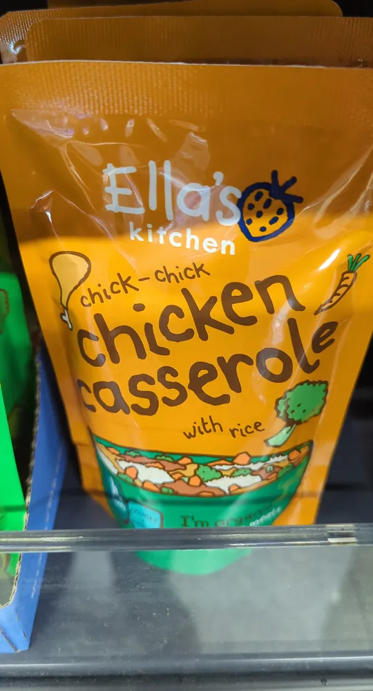 Organic Chicken + Rice Casserole with Apricots Pouch+ Months