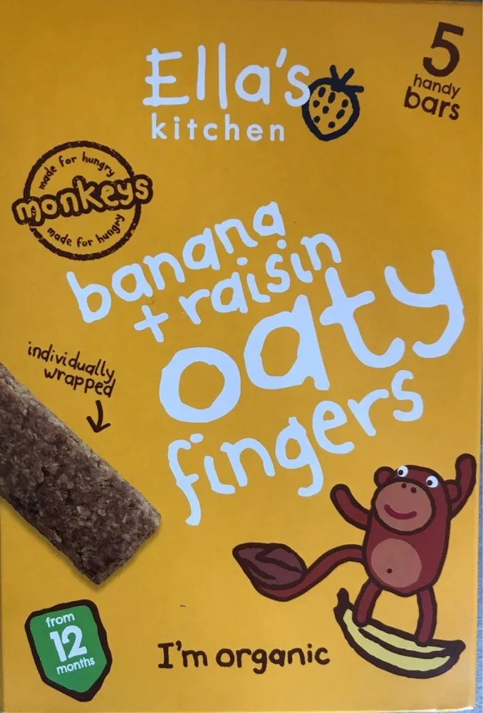 Banana   raisin oaty fingers