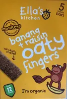 Banana   raisin oaty fingers
