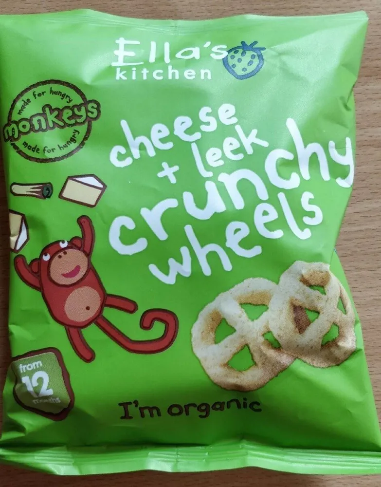 Cheese+ leek crunchy wheels