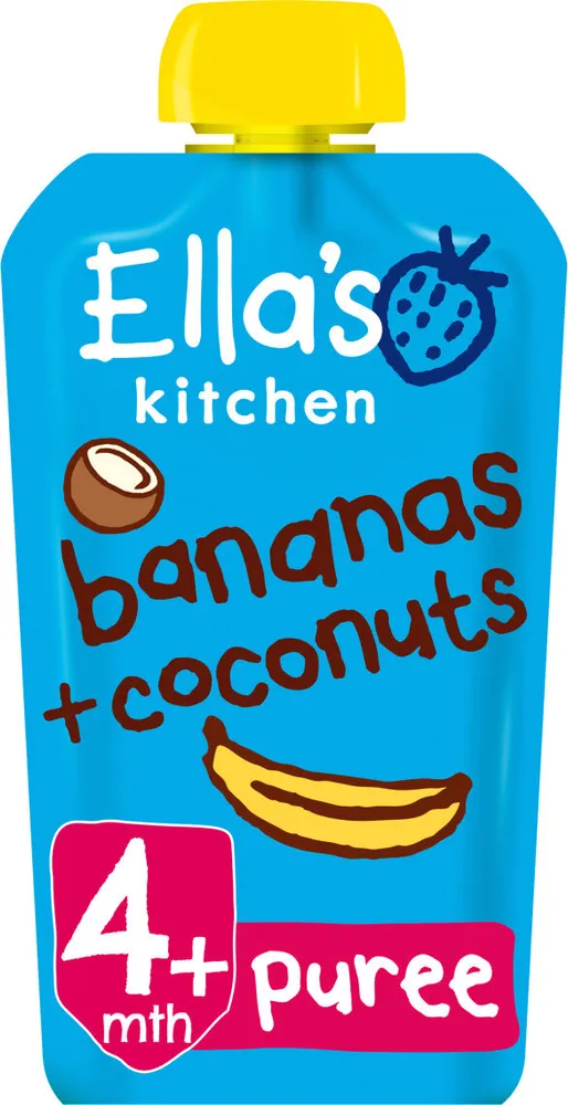 Organic Bananas + Coconuts Pouch 4+ Months