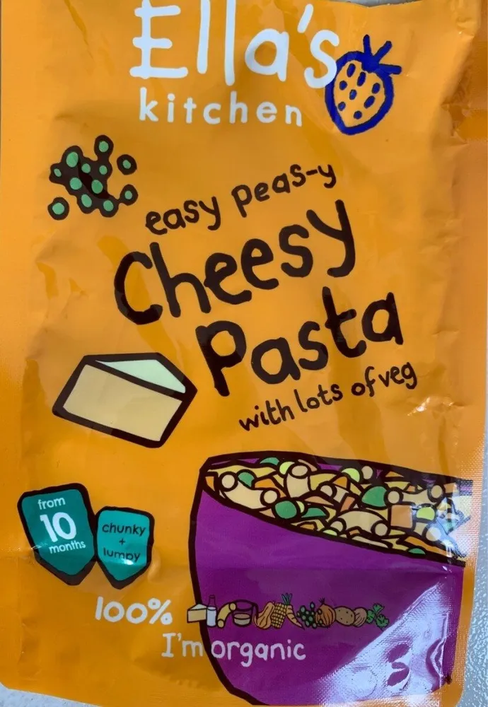 Easy peas-y Cheesy Pasta with lots of veg