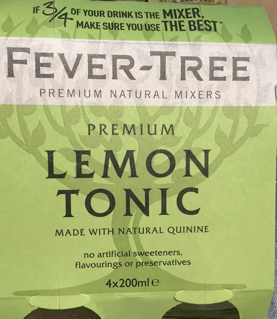 Lemon Tonic Water