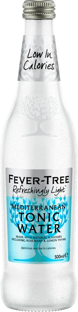 Refreshingly Light Mediterranean Tonic Water
