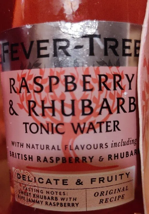 Raspberry & Rhubarb Tonic Water