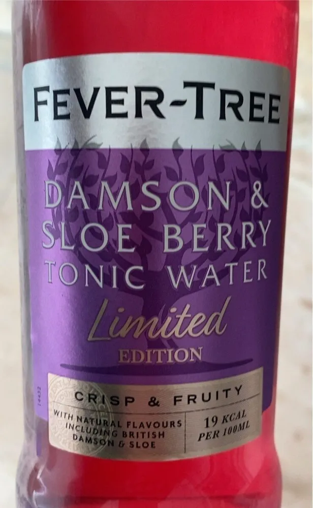 Damson and Sloe Berry tonic water