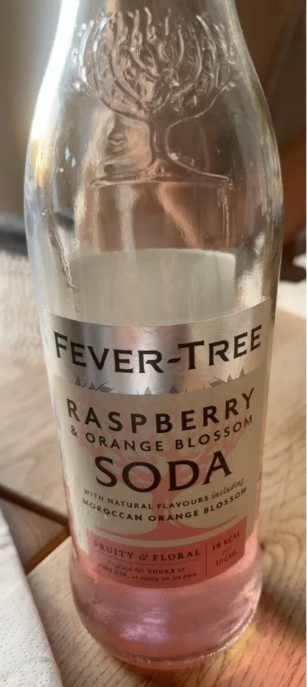 Raspberry and irange blossom Soda