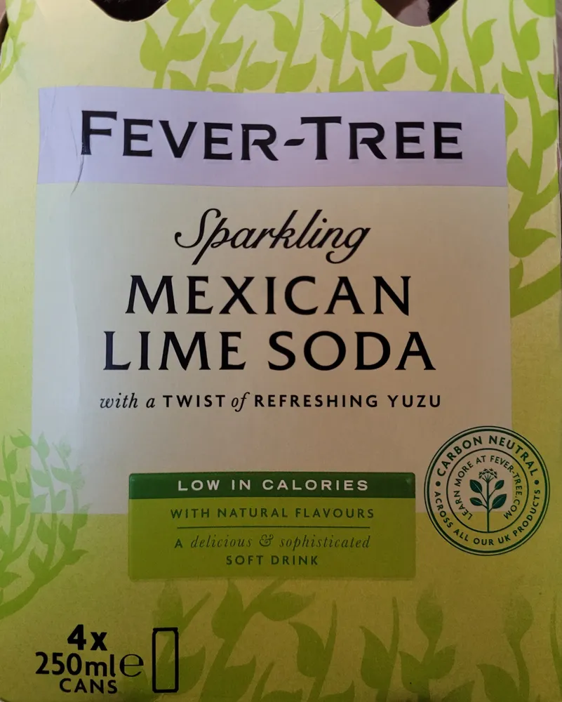 Sparkling Mexican Lime Soda with a Twist of Refreshing Yuzu