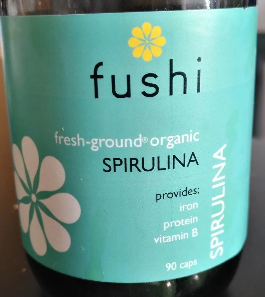 Fresh-ground organic spirulina