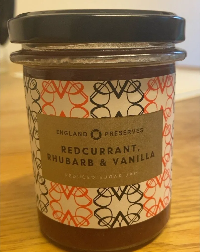 redcurrant, rhubarb & vanilla