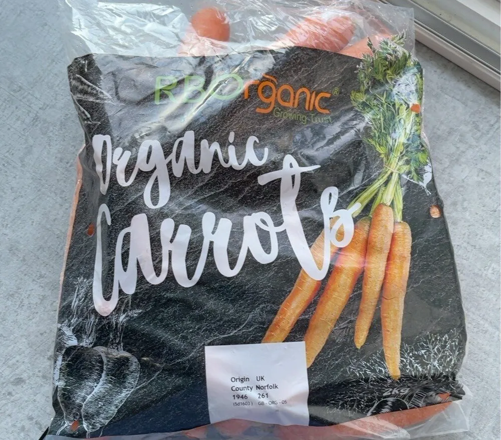 Organic carrots