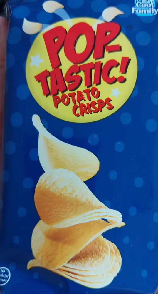 Salt & vinegar flavored potato chips