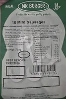 10 Mild Sausages
