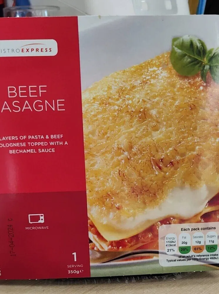 beef lasagne