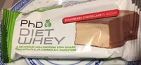 Diet whey strawberry cheesecake