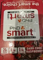 Phd Smart Bar dark choc raspebrry
