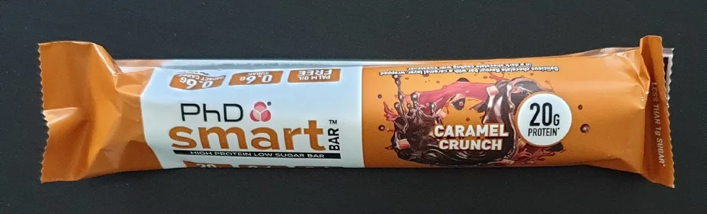High protein low sugar bar caramel crunch