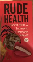 Black Rice & Turmeric Crackers