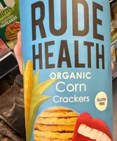Organic corn crackers