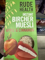 Instant bircher muesli apple & cinnamon