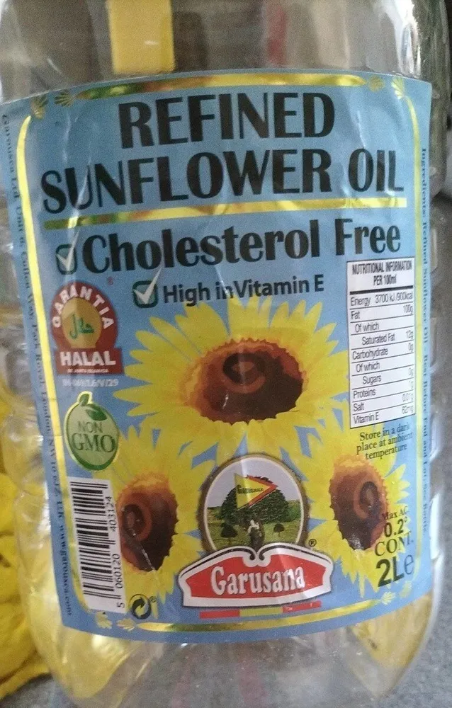 Refined sunflower oil