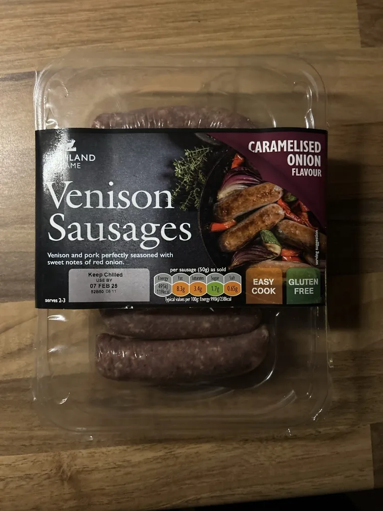 Venison Sausages