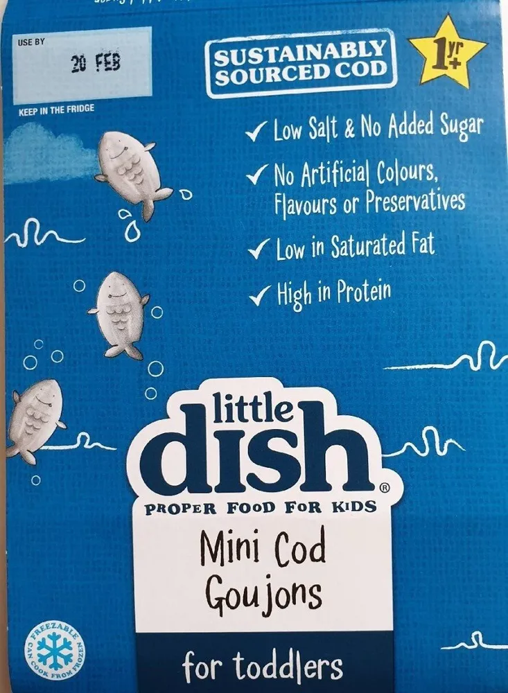 Mini cod goujons