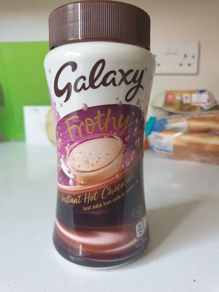 Galaxy drinking chocolate