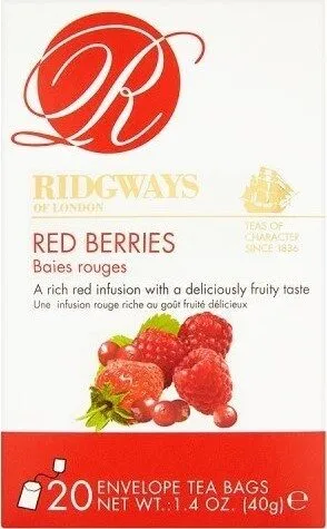 Ridgways of London Red Berries Envelope Tea Bags