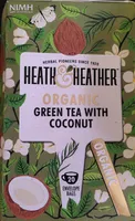 Heath & Heather: Organic Green Tea & Coconut 20 Bags