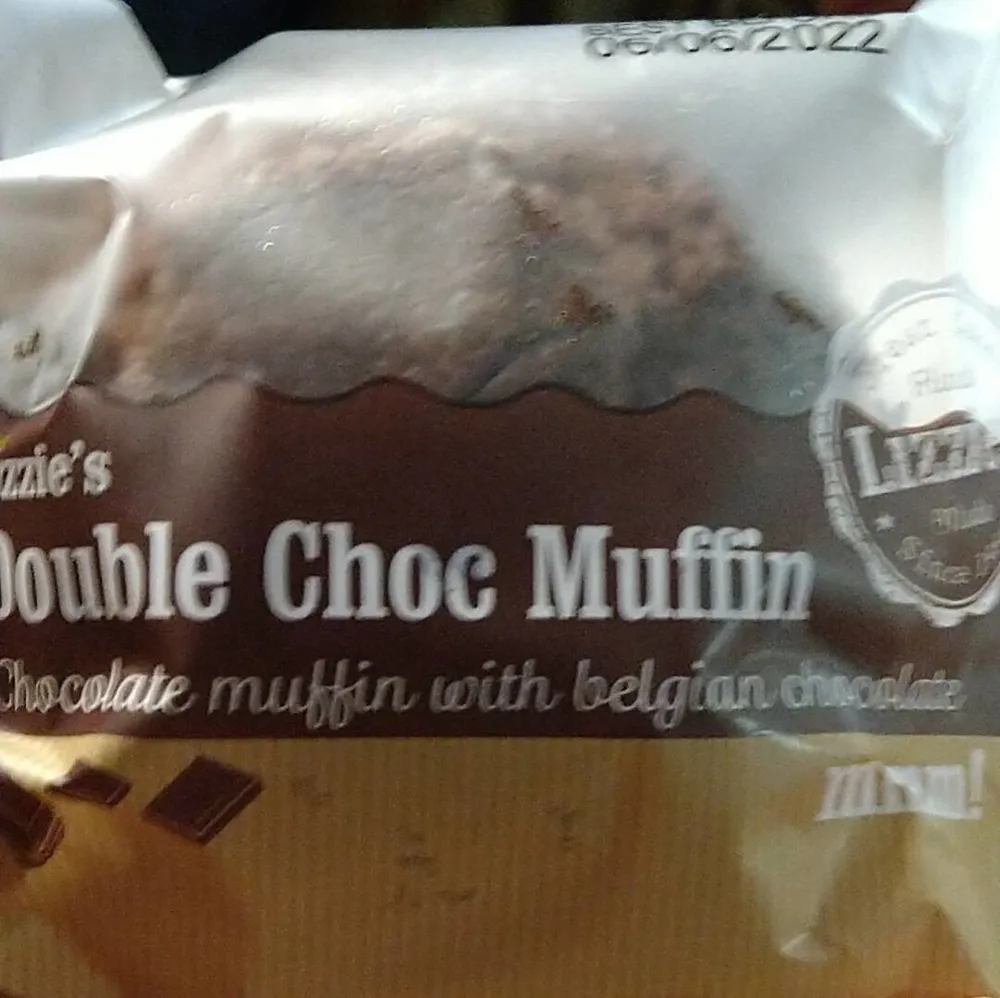 Double choc muffin