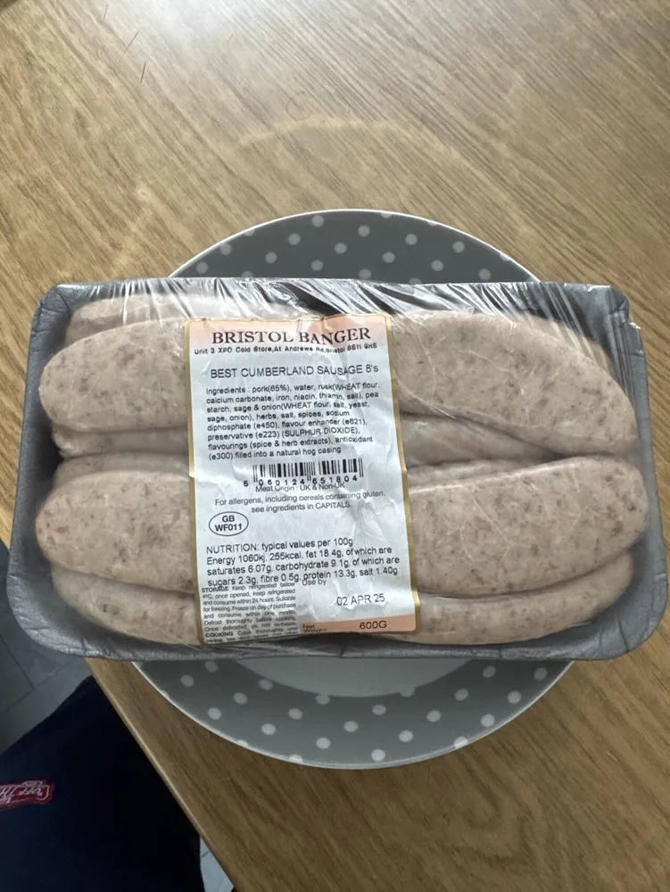Cumberland Sausage
