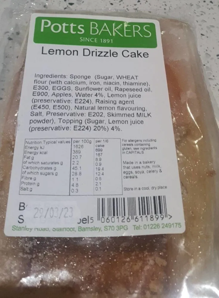 Lemon Drizzle Cake