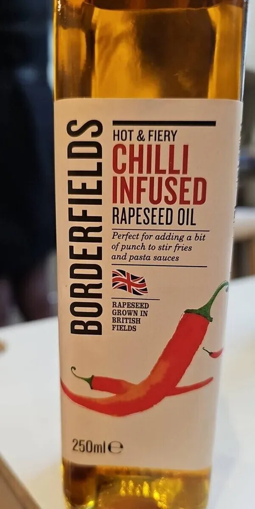 Chili infused rapeseed oil