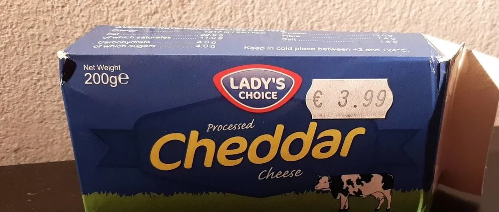 Processed Cheddar Cheese